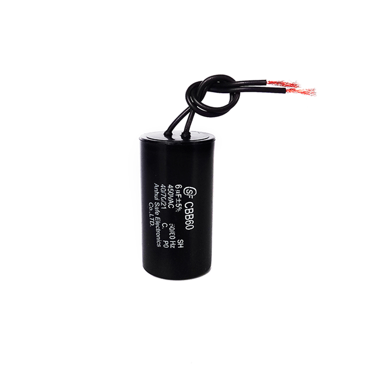thumbnail image 2 of CBB60 Capacitor – 22uF 450V AC Max, 250V AC, 37x73mm – Motor Run Capacitor 2 of 4