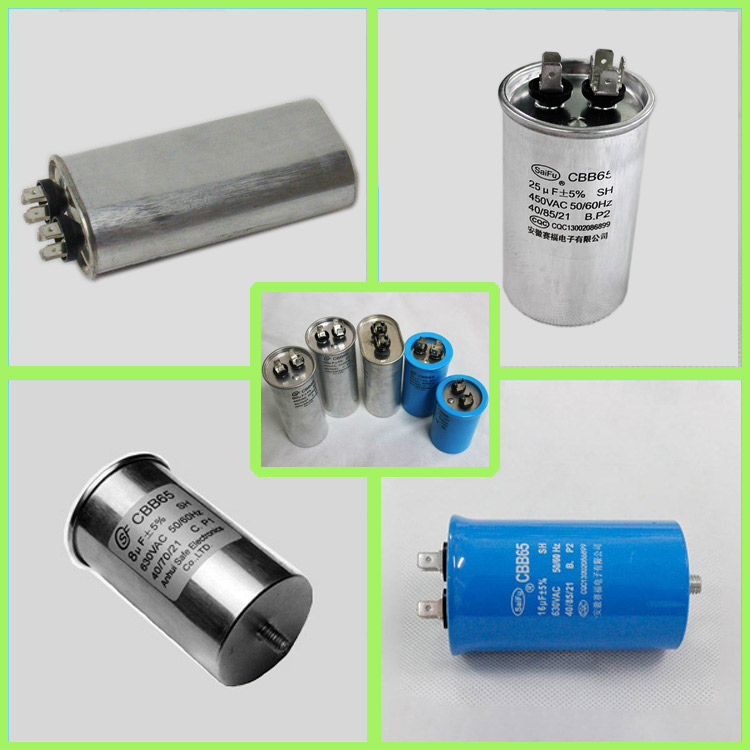 Cbb65 Capacitor 450vac 25ufrun Capacitorac Motor Capacitor Safe 5598